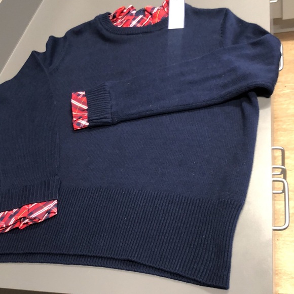 ⬇️⭐️ Crown & Ivy Women’s Layered Collared Sweater Blouse - Picture 8 of 9